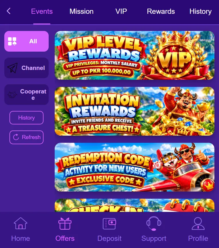 Boo999 Apk Game promo Page